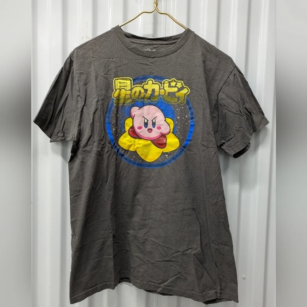 Nintendo Gray Kirby Short Sleeve Tee